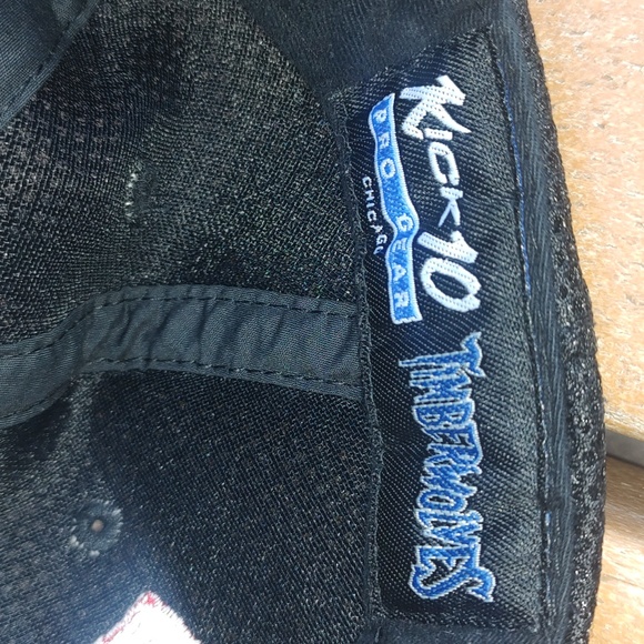 NBA Minnesota Timberwolves Mesh Back US Bank Embroidered Strap-on Cap Hat - Picture 10 of 11